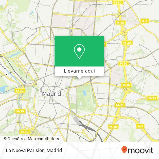 Mapa La Nueva Parisien