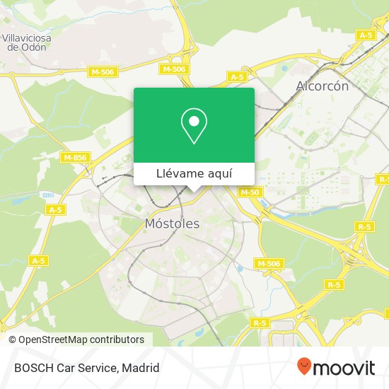 Mapa BOSCH Car Service