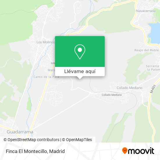 Mapa Finca El Montecillo