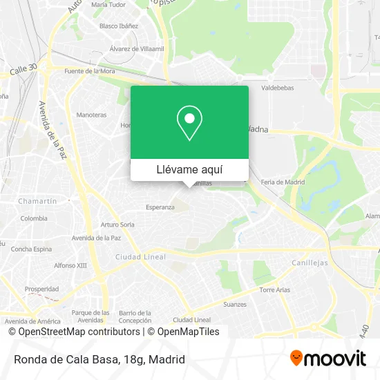 Mapa Ronda de Cala Basa, 18g