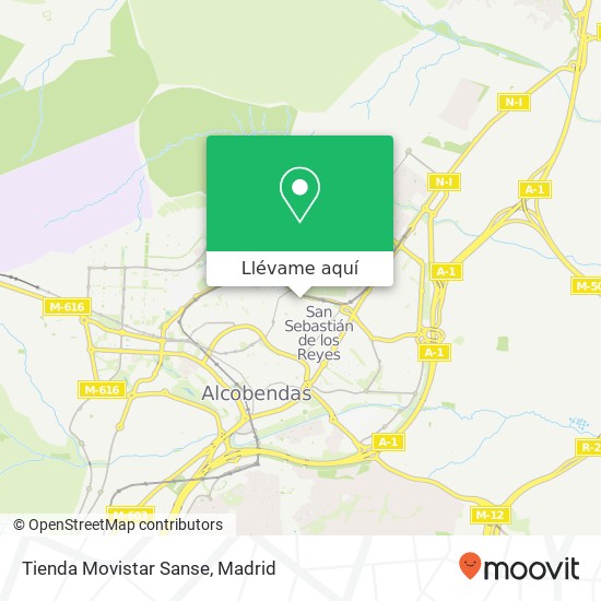 Mapa Tienda Movistar Sanse