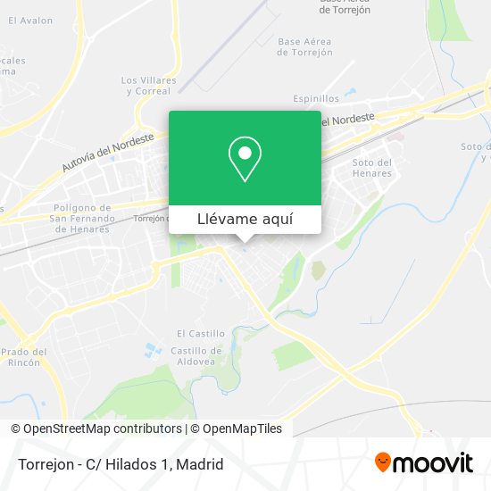 Mapa Torrejon - C/ Hilados 1