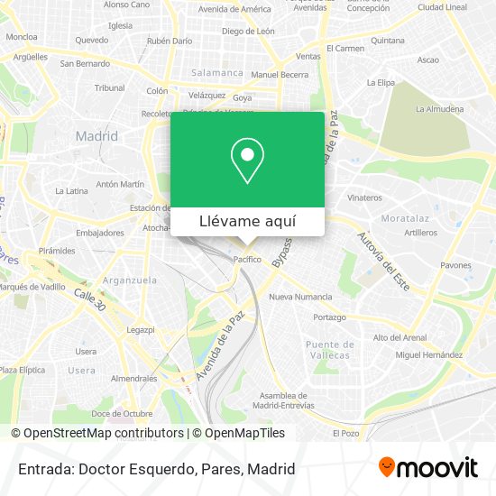 Mapa Entrada: Doctor Esquerdo, Pares