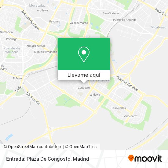 Mapa Entrada: Plaza De Congosto