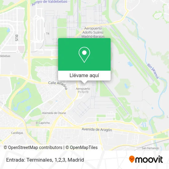 Mapa Entrada: Terminales, 1,2,3