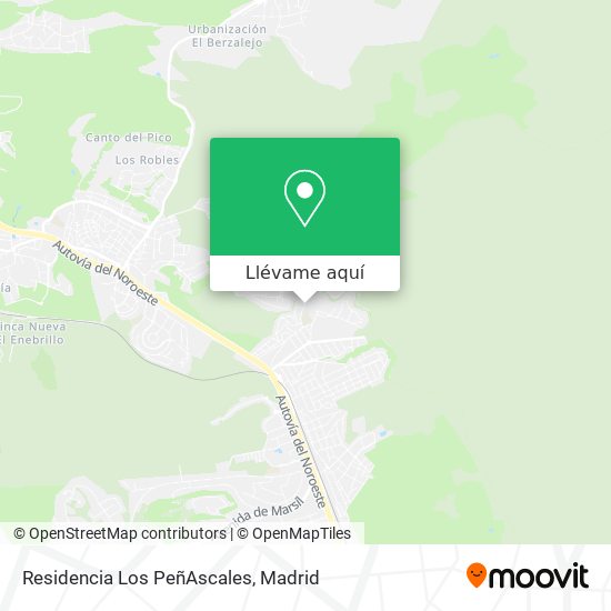 Mapa Residencia Los PeñAscales