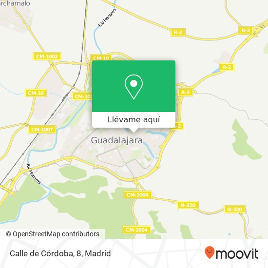 Mapa Calle de Córdoba, 8