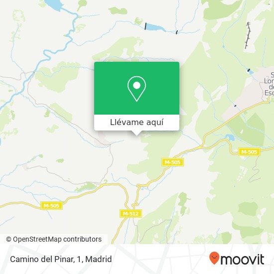 Mapa Camino del Pinar, 1