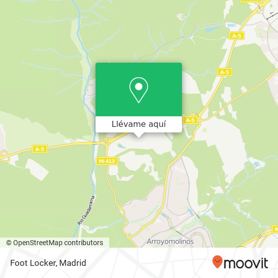 Mapa Foot Locker