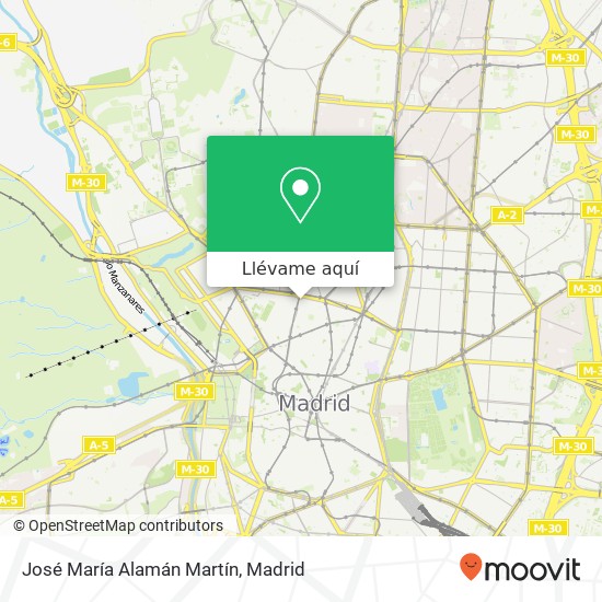 Mapa José María Alamán Martín