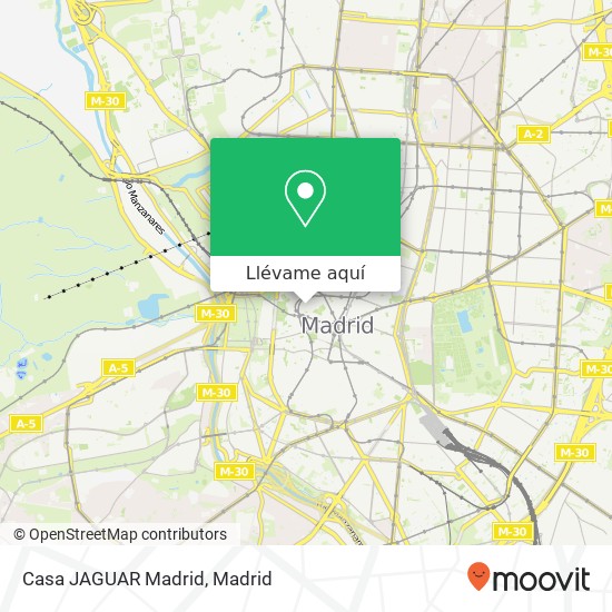 Mapa Casa JAGUAR Madrid