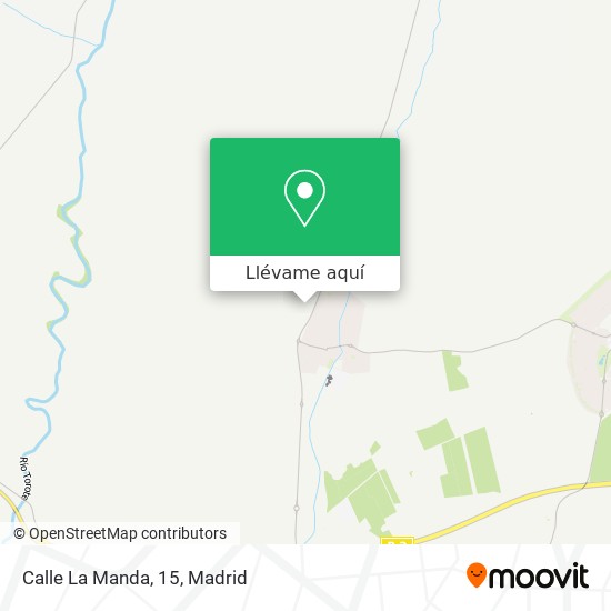 Mapa Calle La Manda, 15