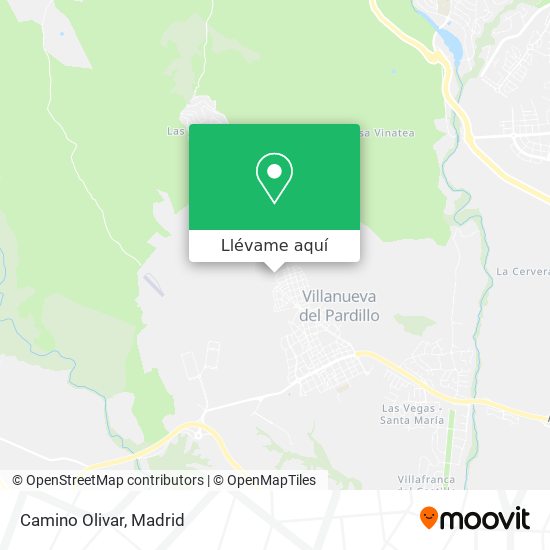 Mapa Camino Olivar