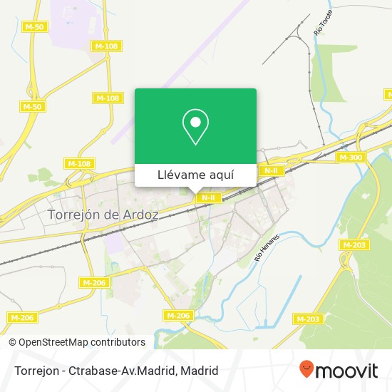 Mapa Torrejon - Ctrabase-Av.Madrid