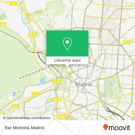 Mapa Bac Moncloa