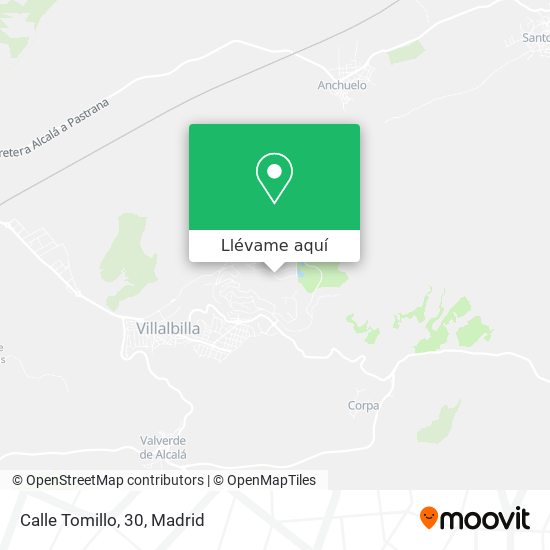 Mapa Calle Tomillo, 30