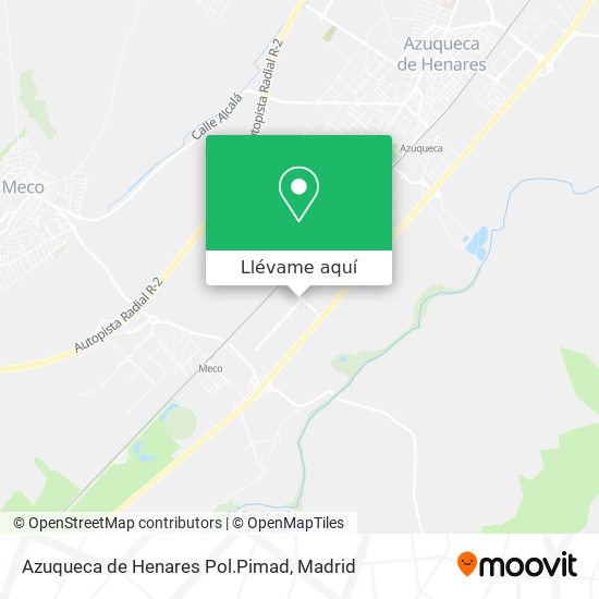 Mapa Azuqueca de Henares Pol.Pimad