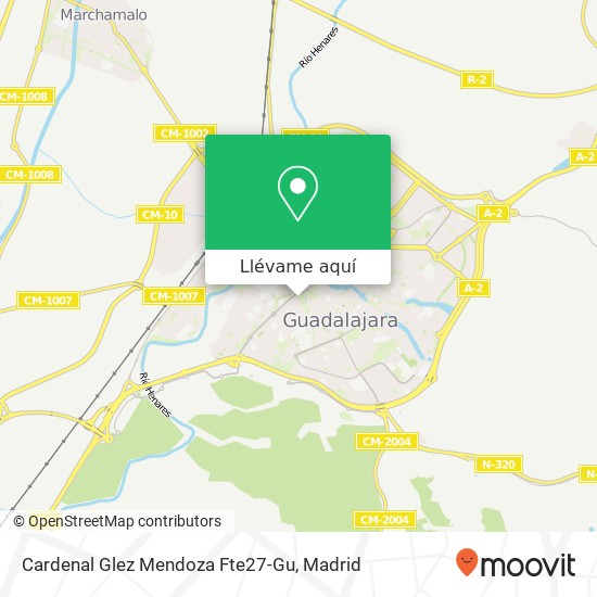 Mapa Cardenal Glez Mendoza Fte27-Gu