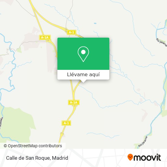Mapa Calle de San Roque