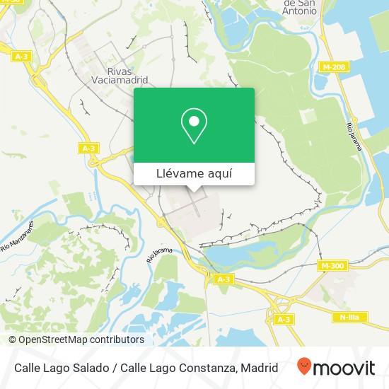 Mapa Calle Lago Salado / Calle Lago Constanza