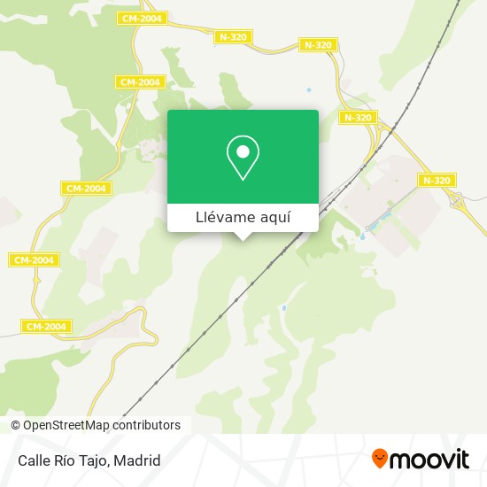 Mapa Calle Río Tajo