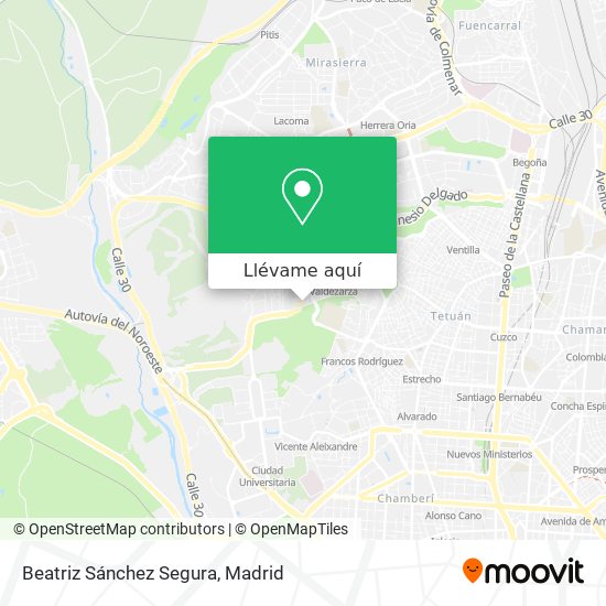 Mapa Beatriz Sánchez Segura