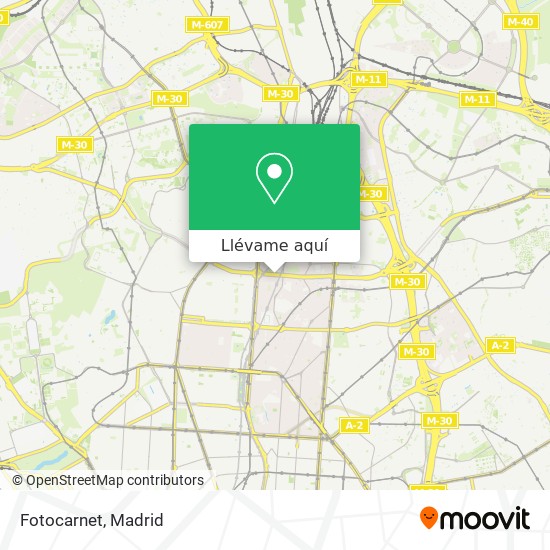 Mapa Fotocarnet