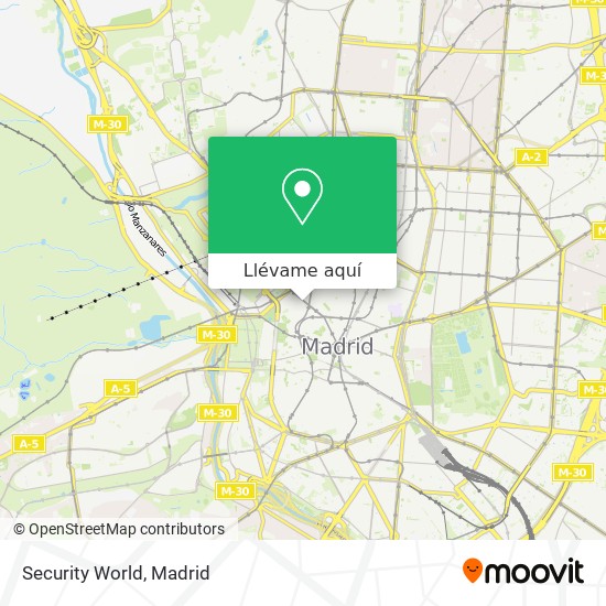 Mapa Security World