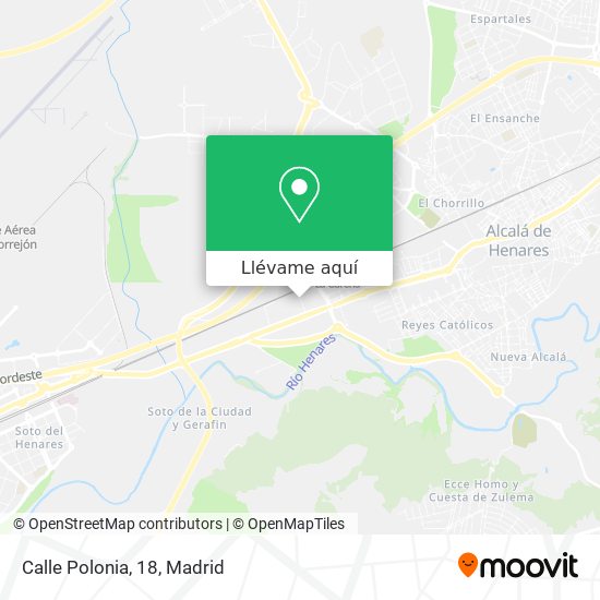 Mapa Calle Polonia, 18