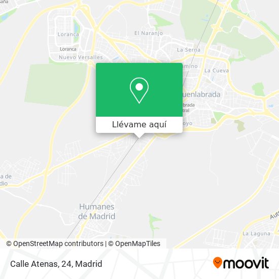 Mapa Calle Atenas, 24