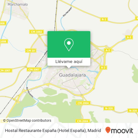 Mapa Hostal Restaurante España (Hotel España)