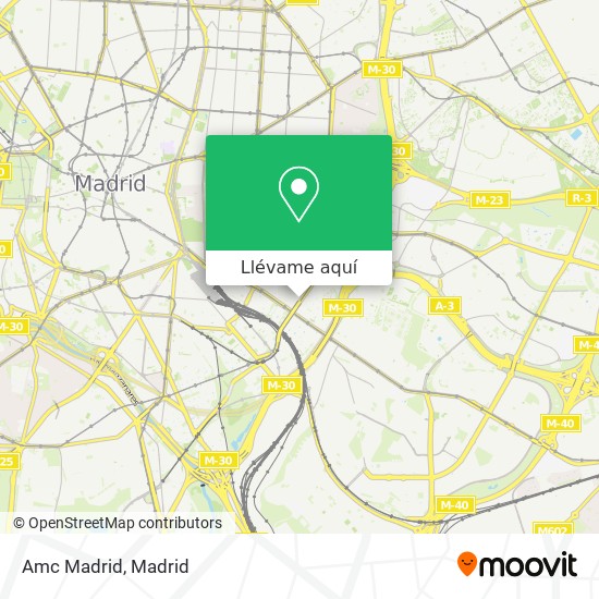 Mapa Amc Madrid