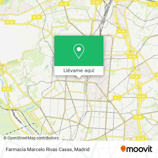 Mapa Farmacia Marcelo Rivas Casas