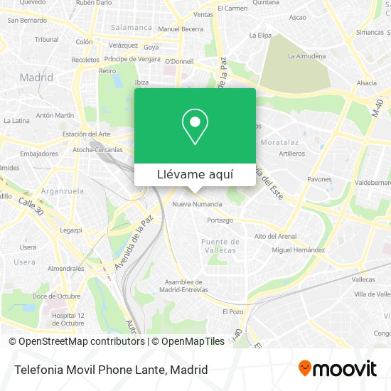 Mapa Telefonia Movil Phone Lante