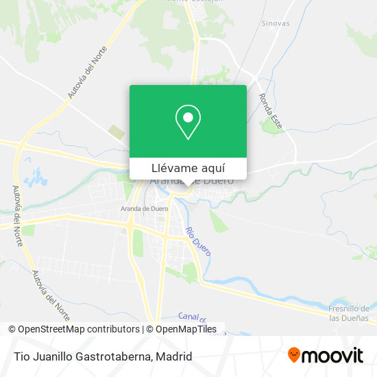 Mapa Tio Juanillo Gastrotaberna