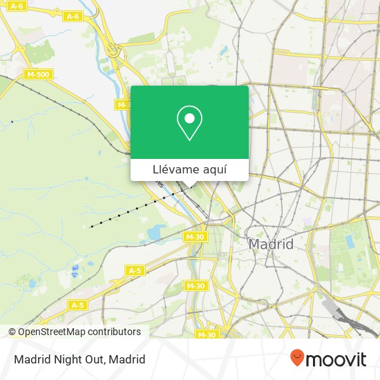 Mapa Madrid Night Out