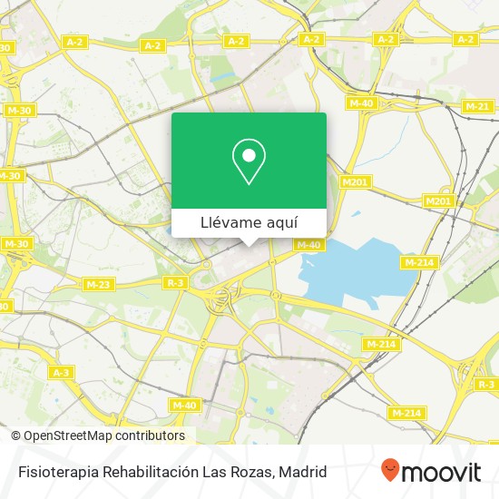 Mapa Fisioterapia Rehabilitación Las Rozas