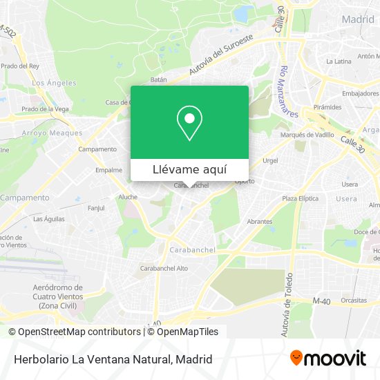 Mapa Herbolario La Ventana Natural