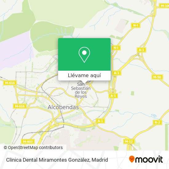 Mapa Clínica Dental Miramontes González
