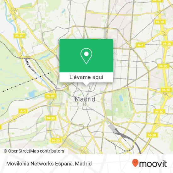 Mapa Movilonia Networks España