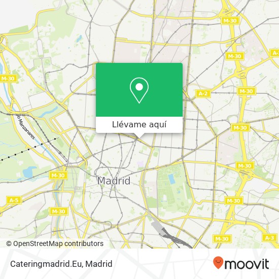 Mapa Cateringmadrid.Eu