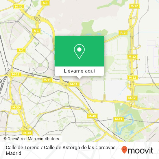 Mapa Calle de Toreno / Calle de Astorga de las Carcavas