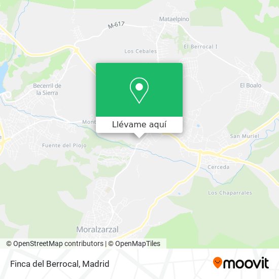 Mapa Finca del Berrocal