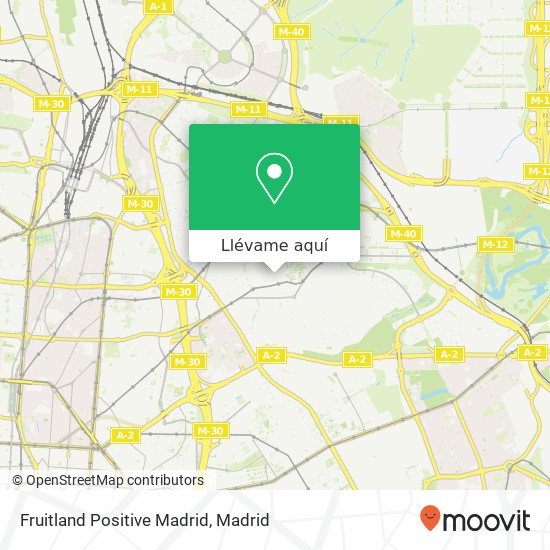 Mapa Fruitland Positive Madrid