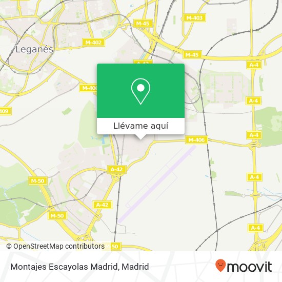 Mapa Montajes Escayolas Madrid