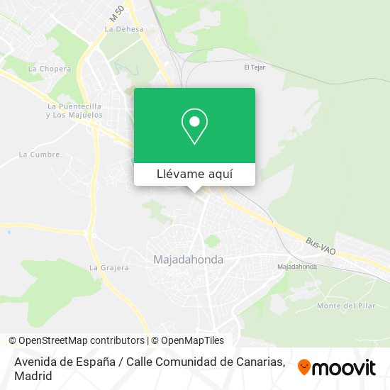 Mapa Avenida de España / Calle Comunidad de Canarias