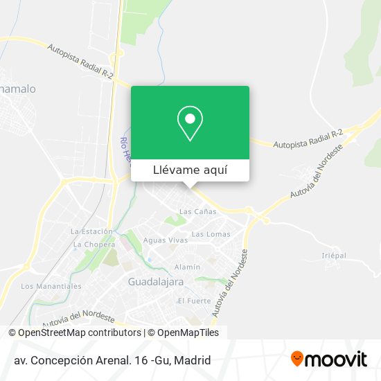 Mapa av. Concepción Arenal. 16 -Gu