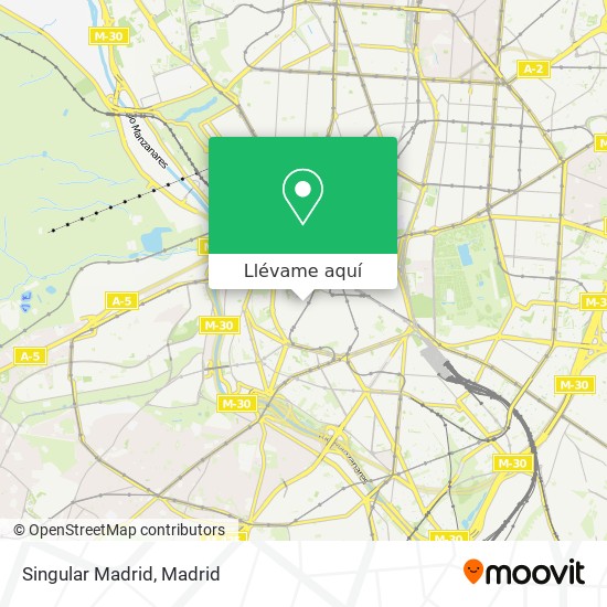 Mapa Singular Madrid