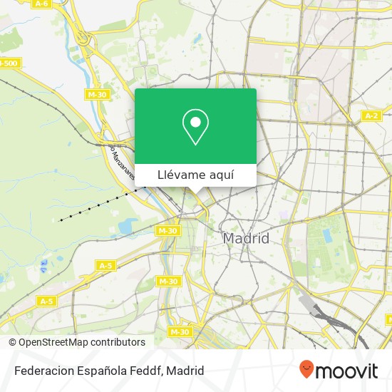 Mapa Federacion Española Feddf