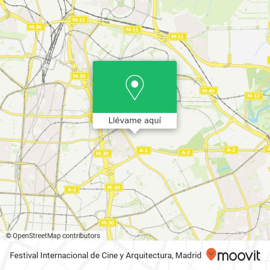 Mapa Festival Internacional de Cine y Arquitectura